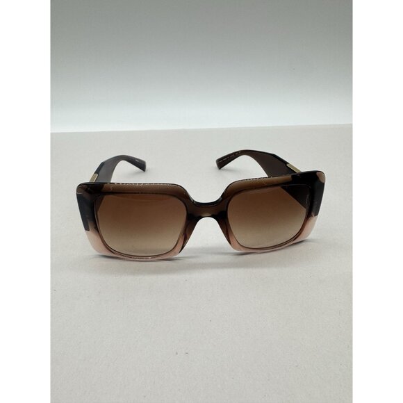 VERSACE rectangular women's large sunglasses + case  Brown 54mm VE4405 - Picture 13 of 14